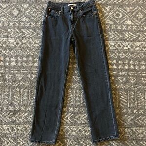 Levi's Low Pro Black Jeans Women's 26 Regular | Levi's Low Rise Baggy Jeans